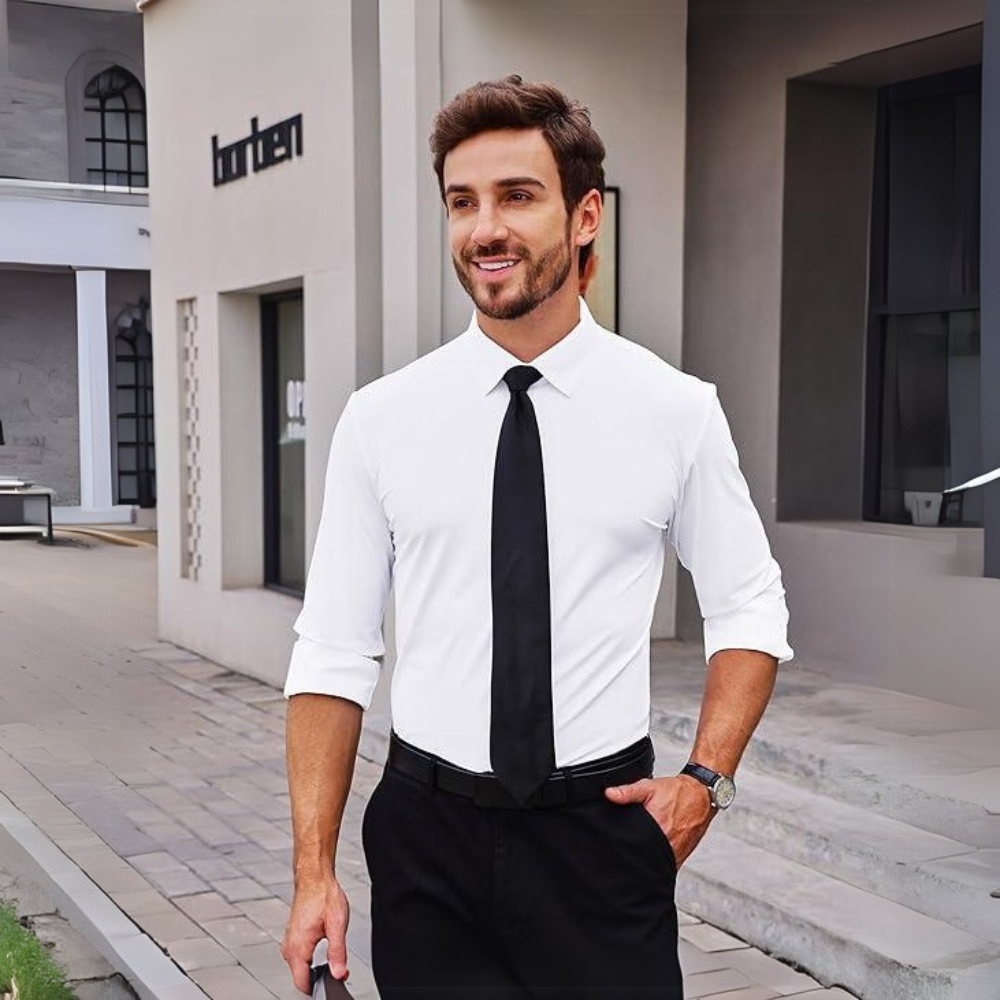 Long Sleeve Stretch Dress Shirts