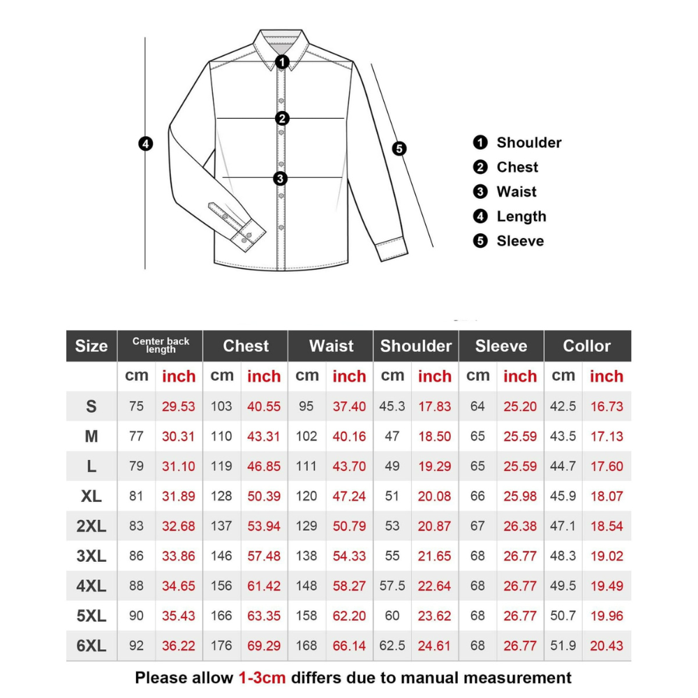 Long Sleeve Stretch Dress Shirts